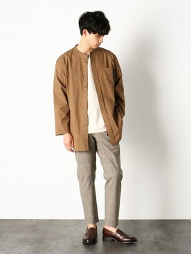 「コムサコミューン」｜COMME CA ISM OFFICIALさん（メンズ・180cm）の夏コーディネート