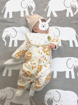 「baby ampersand（ベビーアンパサンド）のアイテム」を使った、yanoさん（キッズ・60cm）の春コーディネート