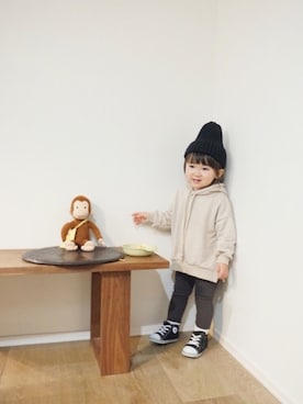 「CONVERSE FESTIVAL 2018」｜inuさん（キッズ・80cm）の春コーディネート