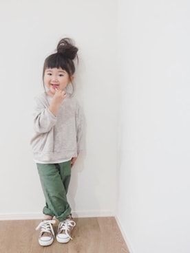 「2歳10ヶ月」｜「アイテム（その他）」を使った、inuさん（キッズ・90cm）の春コーディネート
