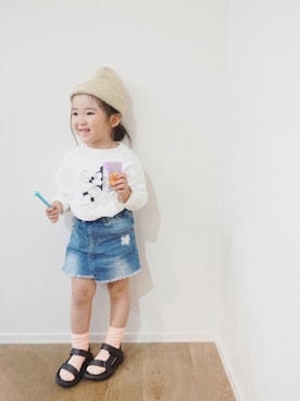 inuさん（キッズ・90cm）の春コーディネート