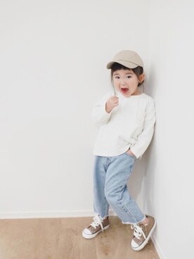 「平成最後のWEARISTAセンバツ」｜「アイテム（その他）」を使った、inuさん（キッズ・90cm）の春コーディネート