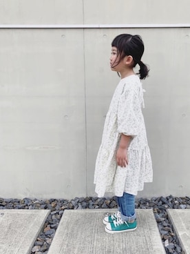 「Lee（リー）のアイテム（パンツ）」を使った、inuさん（キッズ・110cm）の春コーディネート