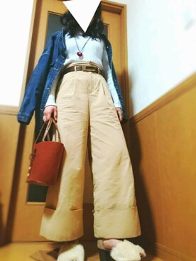 ri-noさん（レディース・160cm）の春コーディネート