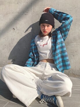 服部 天音さん(レディース・157cm)の春コーディネート