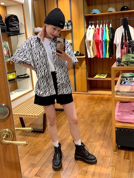 服部 天音さん（レディース・157cm）の春コーディネート