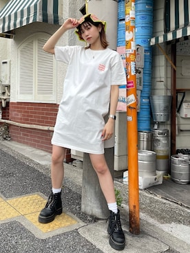 服部 天音さん（レディース・157cm）の春コーディネート