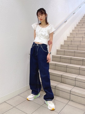 服部 天音さん（レディース・157cm）の夏コーディネート