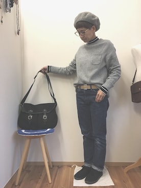 coccon◡̈*さん(レディース・157cm)の冬コーディネート