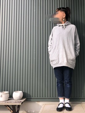 「SVEC（シュベック）のカンフーシューズ kung fu Shoes / ストラップパンプス（バレエシューズ）」を使った、coccon◡̈*さん（レディース・157cm）の春コーディネート