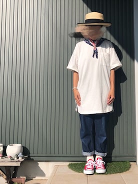 coccon◡̈*さん（レディース・157cm）の夏コーディネート