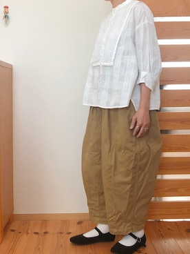 「Hands of creation（ハンズオブクリエイション）のアイテム」を使った、coccon◡̈*さん（レディース・157cm）の夏コーディネート