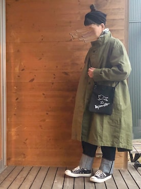 coccon◡̈*さん（レディース・157cm）の冬コーディネート