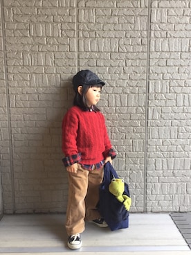 Chiiiiiさん（キッズ・90cm）の冬コーディネート