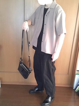 「Johnbull Private labo（ジョンブルプライベートラボ）のアイテム（チノパンツ）」を使った、あやすけさん（メンズ・175cm）の秋コーディネート