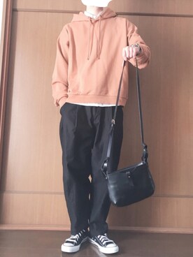 「Johnbull Private labo（ジョンブルプライベートラボ）のアイテム（チノパンツ）」を使った、あやすけさん（メンズ・175cm）の秋コーディネート