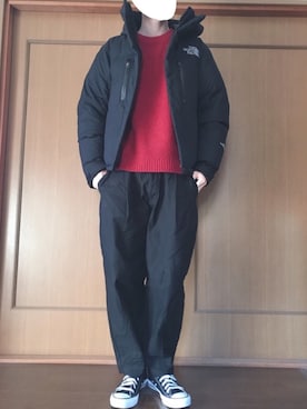 「Johnbull Private labo（ジョンブルプライベートラボ）のアイテム（チノパンツ）」を使った、あやすけさん（メンズ・175cm）の冬コーディネート
