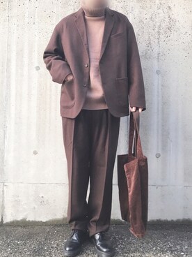 「MP STORE（エムピーストア）のアイテム」を使った、あやすけさん（メンズ・175cm）の冬コーディネート