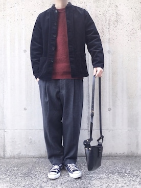 「CEASTERS（ケステル）のアイテム」を使った、あやすけさん（メンズ・175cm）の春コーディネート