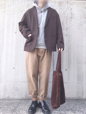 「MP STORE（エムピーストア）のアイテム」を使った、あやすけさん（メンズ・175cm）の春コーディネート