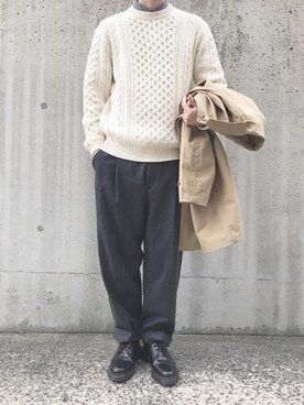 「CEASTERS（ケステル）のアイテム」を使った、あやすけさん（メンズ・175cm）の春コーディネート