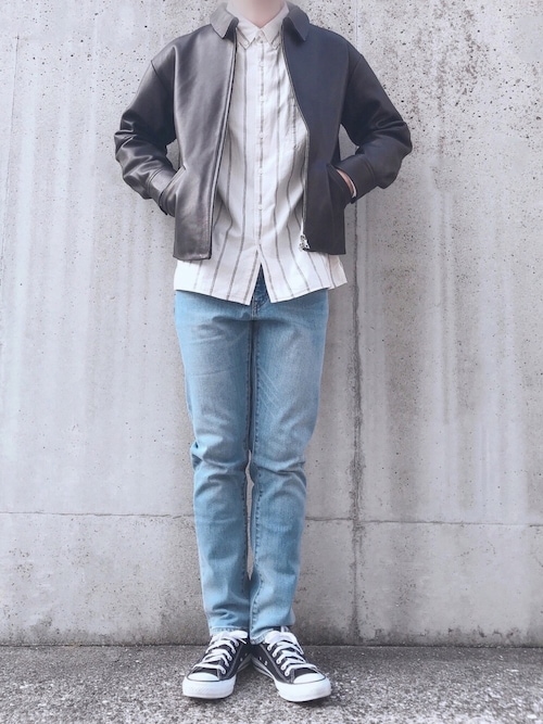 HARE（ハレ）の「レザードリズラー(HARE)（ブルゾン）」 - WEAR