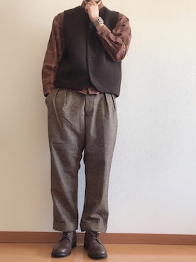 あやすけさん（メンズ・176cm）の秋コーディネート