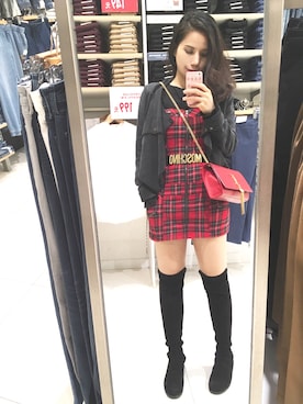「stuart weitzman」｜Móさん（レディース・162cm）の冬コーディネート