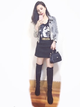 「stuart weitzman」｜Móさん（レディース・162cm）の冬コーディネート