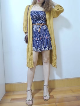 「ROXY（ロキシー）のアイテム（ワンピース/ドレス）」を使った、Móさん（レディース・162cm）の春コーディネート