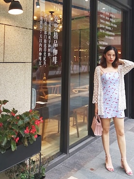 「Saint Laurent」｜「アイテム（ワンピース/ドレス）」を使った、Móさん（レディース・162cm）の夏コーディネート