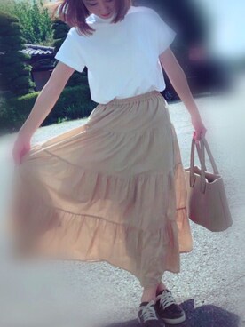 「お手軽コーデ」｜はるかさん（レディース・158cm）の春コーディネート