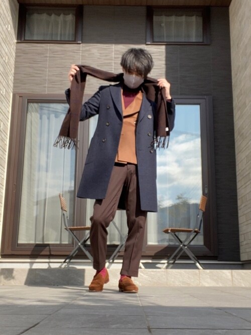 LARDINI（ラルディーニ）の「LARDINI / グレンチェック ダブルブレスト