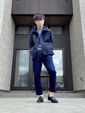 「Giab's（ジャブス）のアイテム」を使った、たけるさん（メンズ・172cm）の春コーディネート