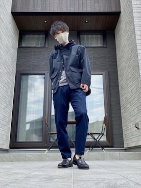 「Giab's（ジャブス）のアイテム」を使った、たけるさん（メンズ・172cm）の春コーディネート