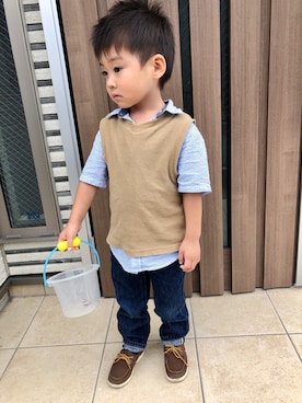 晄ちゃんさん（キッズ・90cm）の夏コーディネート