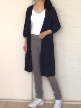 「アイテム（ブラジャー、ホワイト系）」を使った、Rauraさん（レディース・160cm）の夏コーディネート