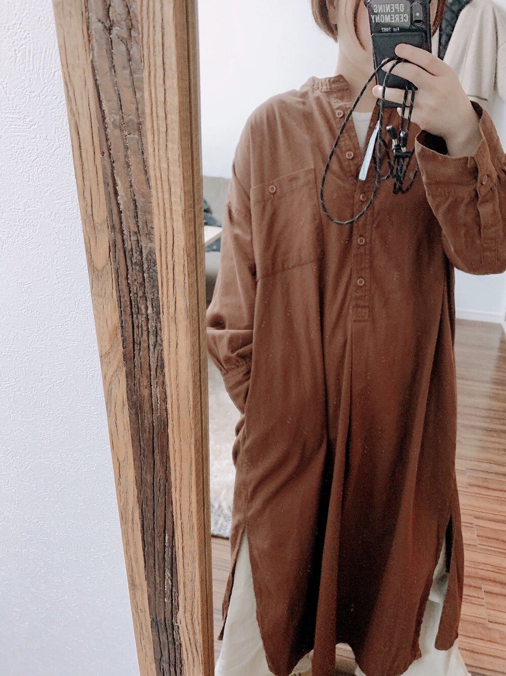 RIM.ARK（リムアーク）の「Wide volume spring coat（トレンチ