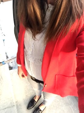 「LOFT（-）のアイテム（トップス）」を使った、stinaさん（レディース・175cm）の春コーディネート