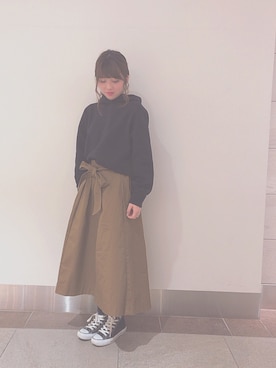 「ウエストリボン」｜karin_mamaさん（レディース・158cm）の秋コーディネート