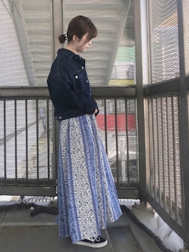 「アイテム（ヘアゴム）」を使った、karin_mamaさん（レディース・158cm・20代）の春コーディネート