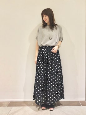 「変形トップス」｜karin_mamaさん（レディース・158cm）の春コーディネート