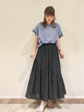 karin_mamaさん（レディース・158cm）の春コーディネート