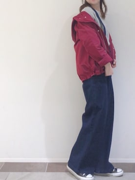 「ワンウォッシュデニム」｜karin_mamaさん（レディース・158cm）の春コーディネート