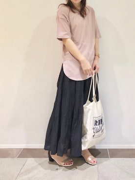 「チャンキーヒール」｜karin_mamaさん（レディース・158cm）の春コーディネート