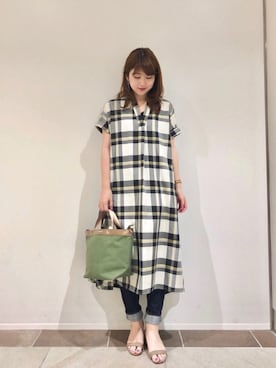 karin_mamaさん（レディース・158cm）の夏コーディネート