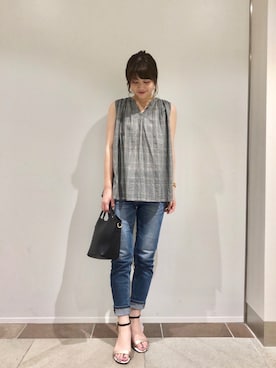 karin_mamaさん（レディース・157cm）の夏コーディネート