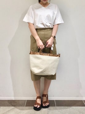 「ベイカースカート」｜karin_mamaさん（レディース・157cm）の夏コーディネート