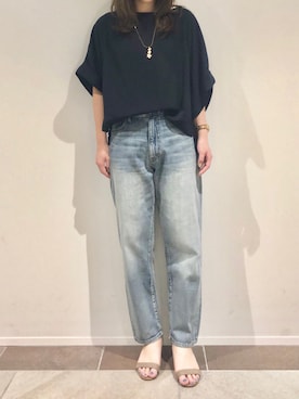 「AMERICAN HOLIC（アメリカンホリック）のアイテム（ネックレス）」を使った、karin_mamaさん（レディース・157cm）の夏コーディネート