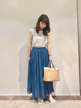 karin_mamaさん（レディース・157cm）の夏コーディネート